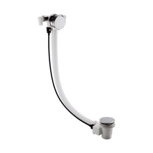 Nuie Freeflow Bath Filler Contemporary Chrome Brass 115x70x70mm - JJ Building Materials
