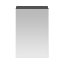 Nuie Fusion 450mm Mirror Cabinet Contemporary Gloss Grey MFC Painted Gloss 715x450x182mm - JJ Building Materials