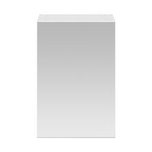 Nuie Fusion 450mm Mirror Cabinet Contemporary Gloss White MFC Painted Gloss 715x450x182mm - JJ Building Materials