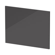 Nuie Fusion Square Shower Bath End Panel Contemporary Gloss Grey MFC Gloss 520x680x18mm - JJ Building Materials