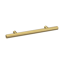 Nuie Handles 155mm Bar Handle Contemporary Brushed Brass Brass 155x16x36mm - JJ Building Materials