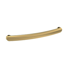 Nuie Handles 210mm D Shape Bar Handle Contemporary Brushed Brass Brass 210x19x24mm - JJ Building Materials