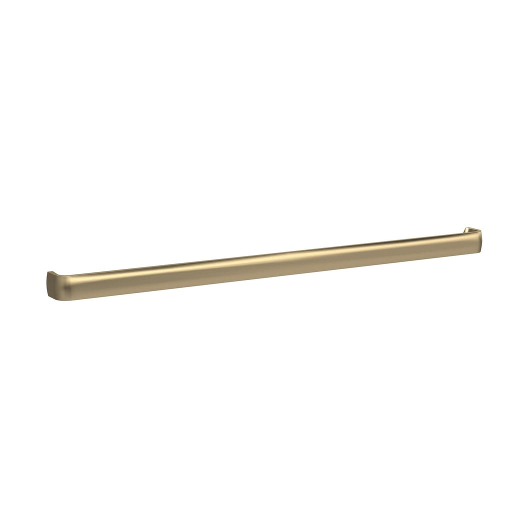Nuie Handles 328mm D Handle Brushed Brass Contemporary Stainless Steel 20x356x16mm - JJ Building Materials