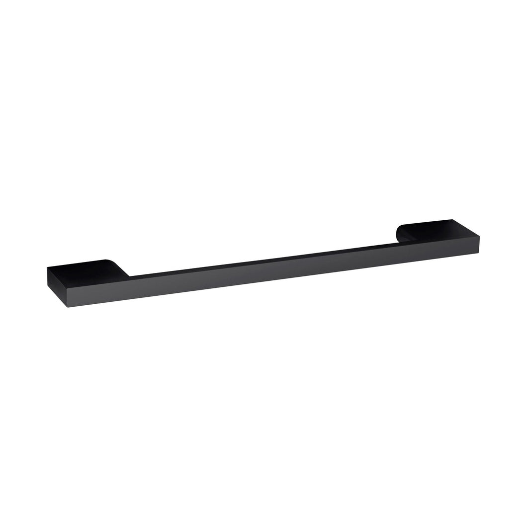 Nuie Handles Black D Handle Contemporary Brass 28x191x8mm - JJ Building Materials