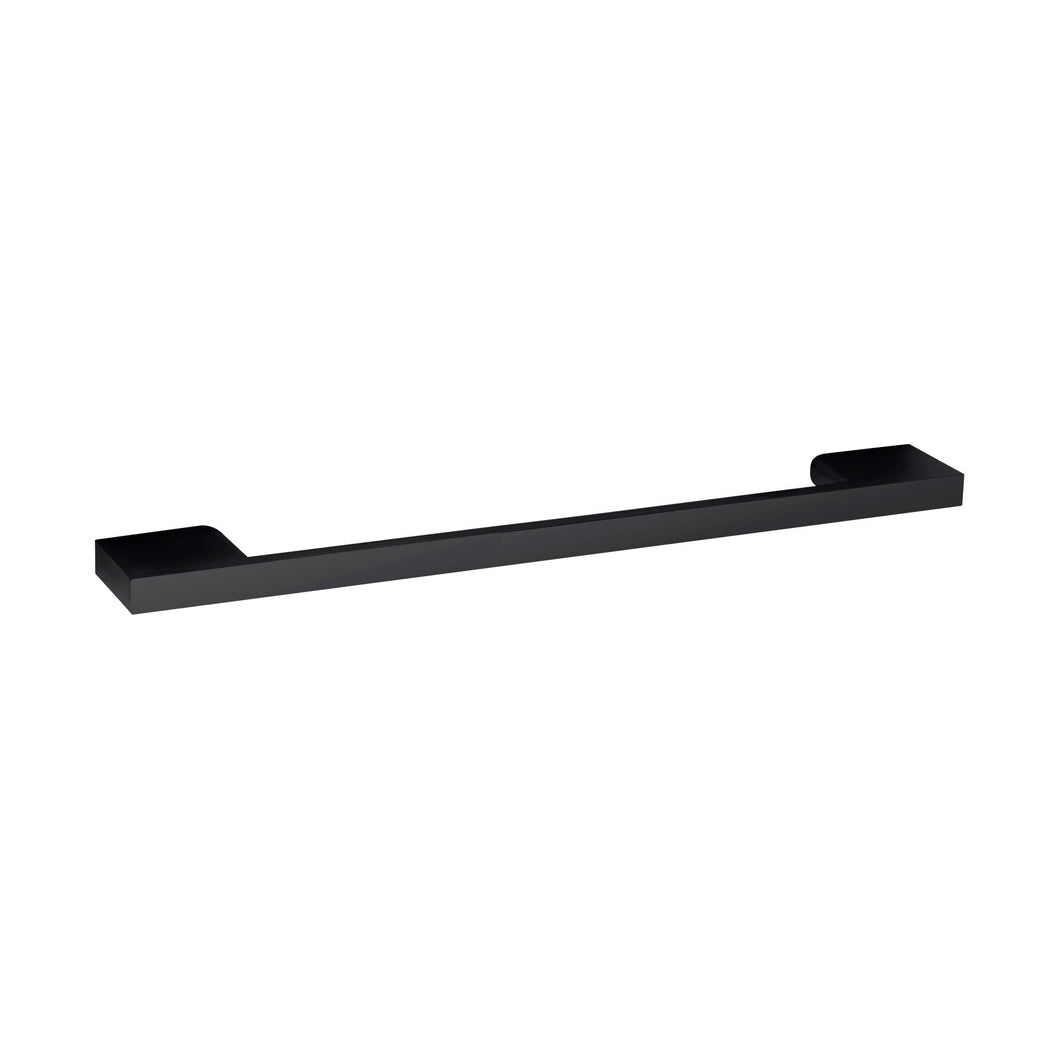 Nuie Handles Black D Handle Contemporary Brass 28x223x8mm - JJ Building Materials