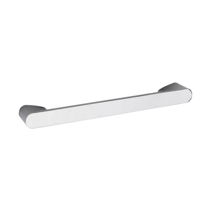 Nuie Handles Chrome Rounded Handle Contemporary Brass 30x215x20mm - JJ Building Materials