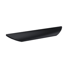 Nuie Handles Finger Pull Handle 160mm Contemporary Black Aluminium 25x252x28mm - JJ Building Materials