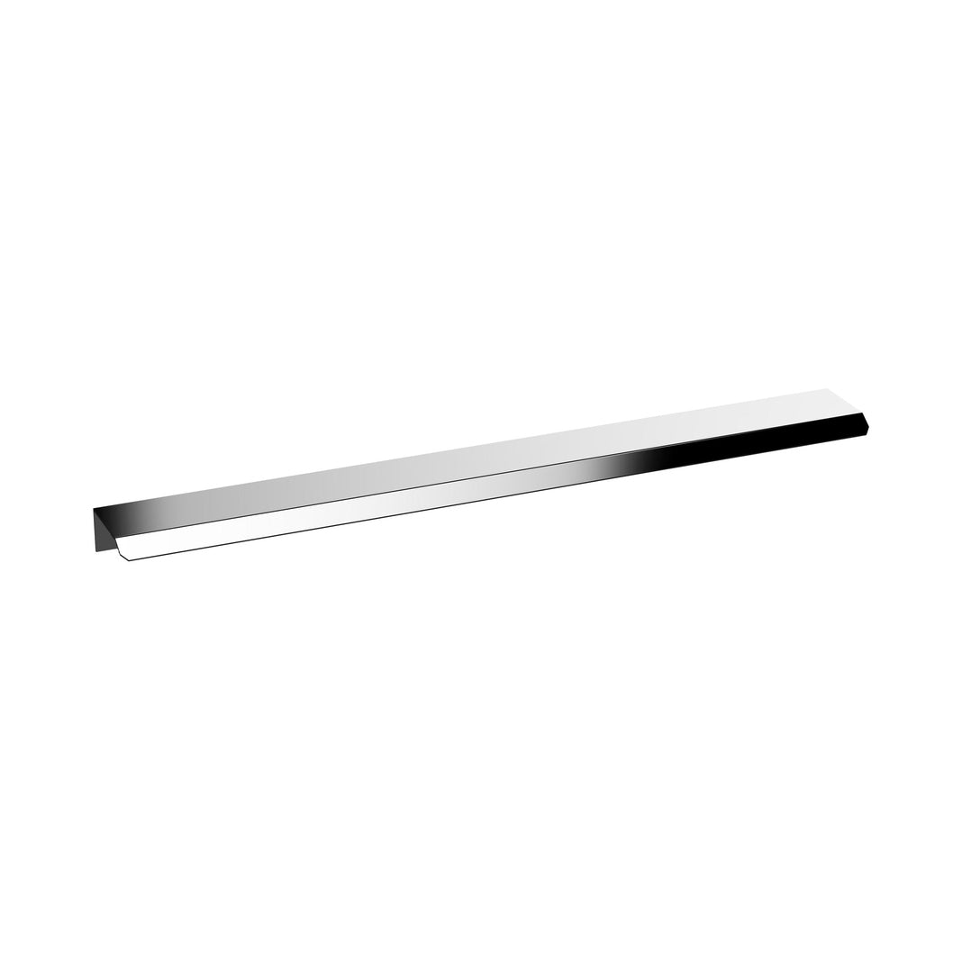 Nuie Handles Finger Pull Handle 300mm Contemporary Chrome Aluminium 17x300x36mm - JJ Building Materials