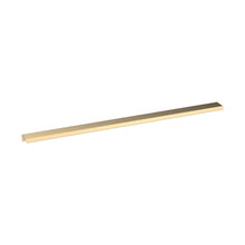Nuie Handles Finger Pull Handle 500mm Contemporary Brushed Brass Aluminium 17x500x36mm - JJ Building Materials