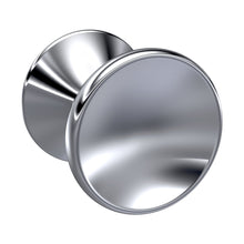 Nuie Handles Indented Round Knob Contemporary Chrome Zamac 30x30x29mm - JJ Building Materials