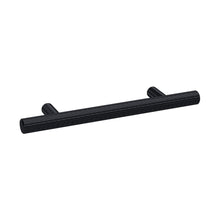 Nuie Handles Knurled Bar Handle 96mm Contemporary Black Brass 156x12x32mm - JJ Building Materials