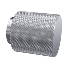 Nuie Handles Knurled Round Knob Contemporary Chrome Aluminium 30x30x30mm - JJ Building Materials