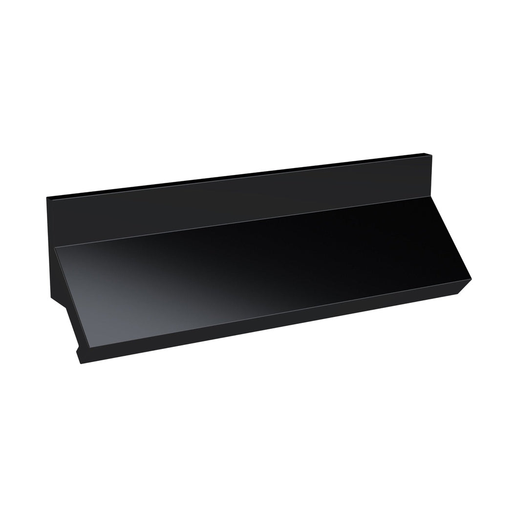 Nuie Handles Profile Handle 160mm Contemporary Black Aluminium 30x175x30mm - JJ Building Materials