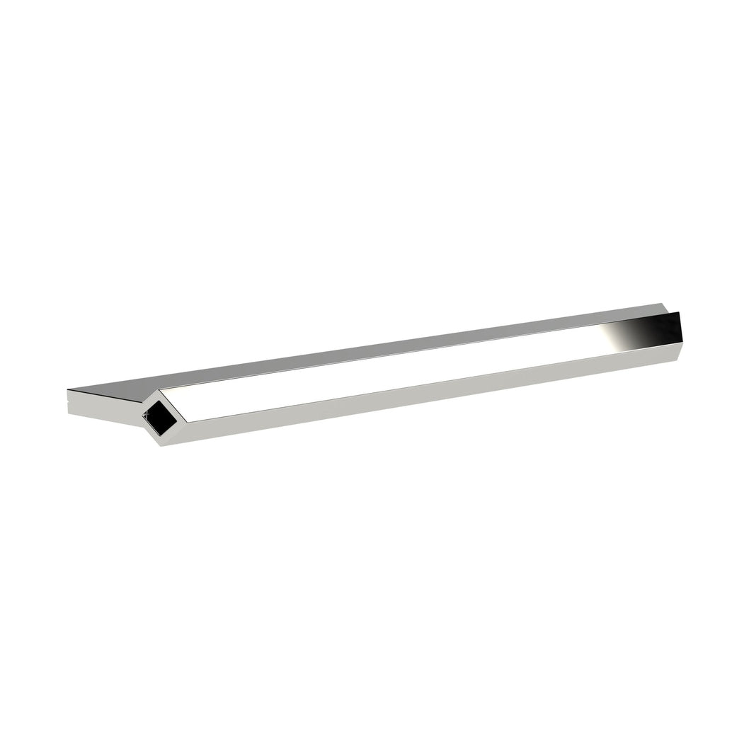 Nuie Handles Profile Handle 160mm Contemporary Chrome Aluminium 14x176x30mm - JJ Building Materials