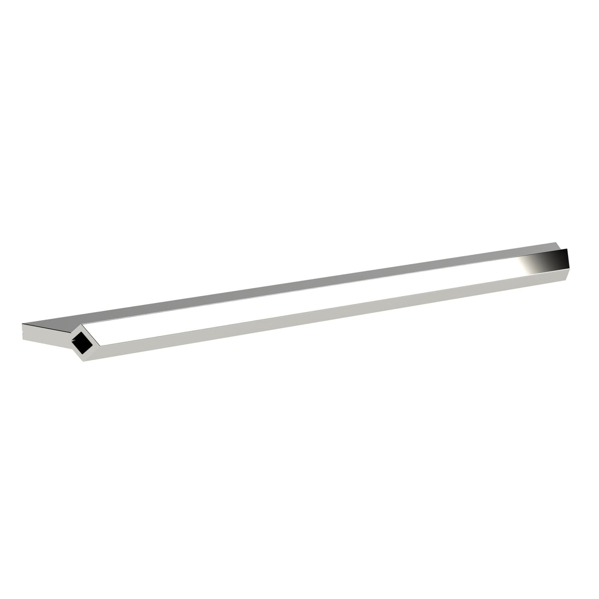 Nuie Handles Profile Handle 224mm Contemporary Chrome Aluminium 14x240x30mm - JJ Building Materials