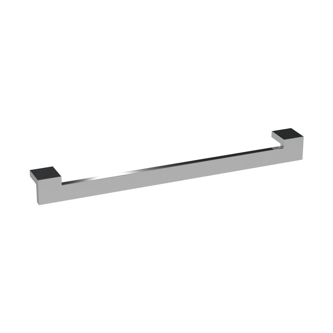 Nuie Handles Square Drop Handle 320mm Contemporary Chrome Stainless Steel 343x32x10mm - JJ Building Materials