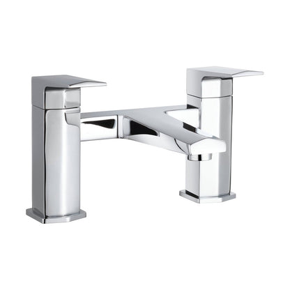Nuie Hardy Bath Filler Contemporary Chrome Brass 151x230x175mm - JJ Building Materials