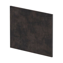 Nuie Havana Shower Bath End Panel (700mm) Contemporary Metallic Slate MFC Textured Matt 520x680x18mm - JJ Building Materials