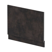 Nuie Havana Straight End Panel & Plinth (750mm) Contemporary Metallic Slate MFC Textured Matt 560x730x36mm - JJ Building Materials