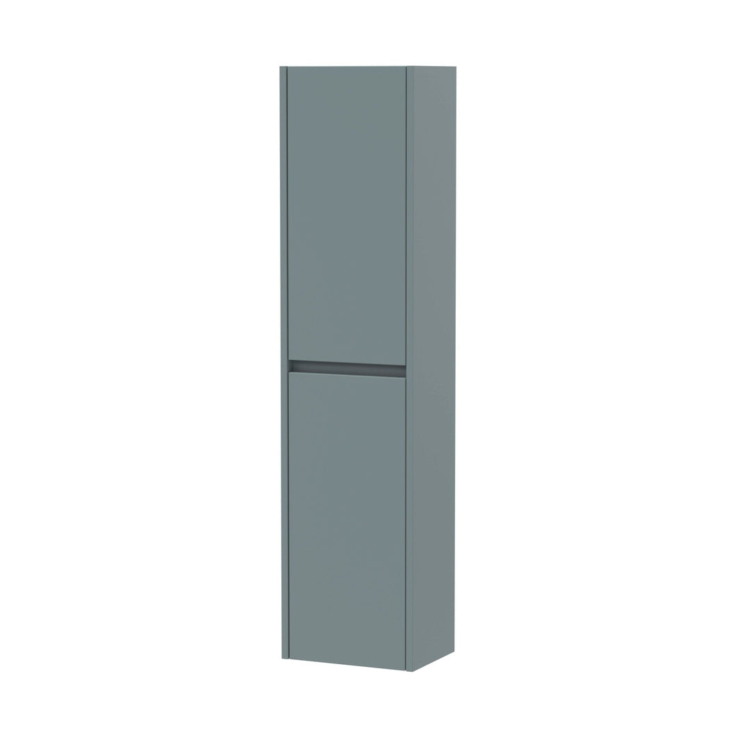 Nuie Havana Tall Unit Contemporary Coastal Grey MFC Smooth Matt 1433x350x255mm - JJ Building Materials