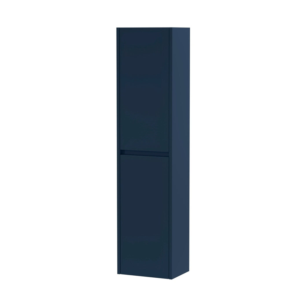 Nuie Havana Tall Unit Contemporary Indigo Blue MFC Painted Matt 1433x350x255mm - JJ Building Materials