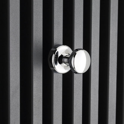 Nuie Heating Extras Magnetic Robe Hook Contemporary Chrome ABS 50x40x50mm - JJ Building Materials