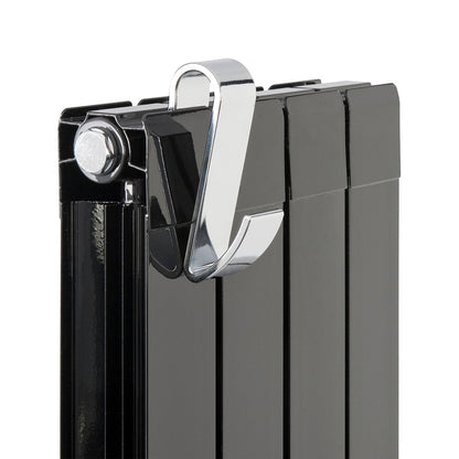 Nuie Heating Extras Radiator Hook Contemporary Chrome Stainless Steel 115x30x65mm - JJ Building Materials