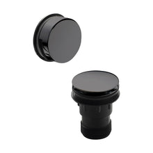 Nuie Inset Bath Push Button Waste Contemporary Brushed Pewter Brass - JJ Building Materials