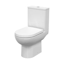 Nuie Isla Compact Pan & Cistern Contemporary White Vitreous China 800x375x620mm - JJ Building Materials