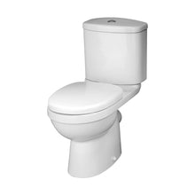 Nuie Ivo Rimless Pan, Cistern & Seat Contemporary White Vitreous China 810x370x650mm - JJ Building Materials