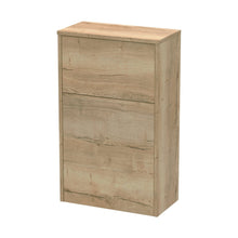 Nuie Juno 500mm Wc Unit Contemporary Autumn Oak MFC Textured Woodgrain 821x502x260mm - JJ Building Materials