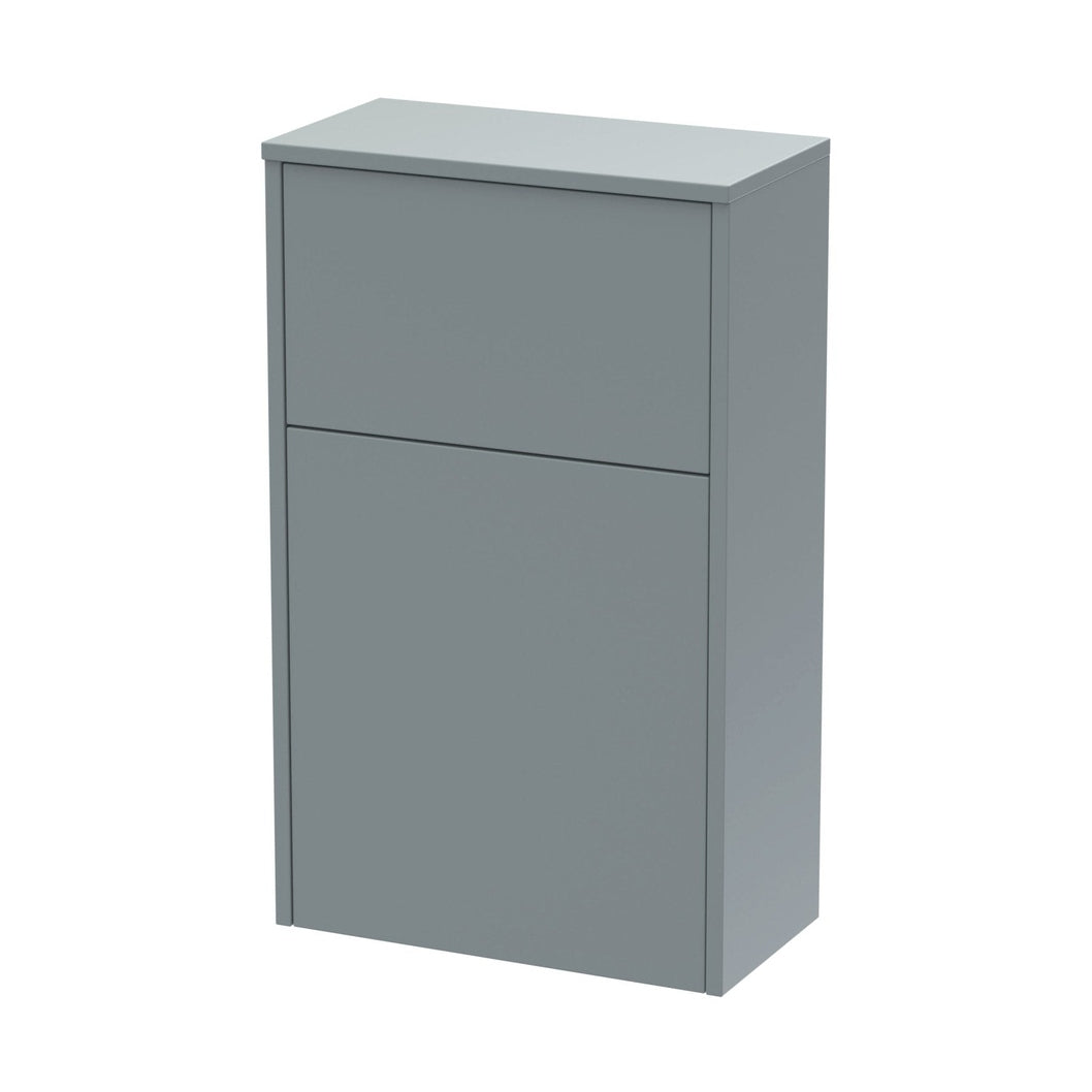Nuie Juno 500mm Wc Unit Contemporary Coastal Grey MFC Smooth Matt 821x502x260mm - JJ Building Materials