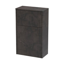 Nuie Juno 500mm Wc Unit Contemporary Metallic Slate MFC Textured Matt 821x500x255mm - JJ Building Materials