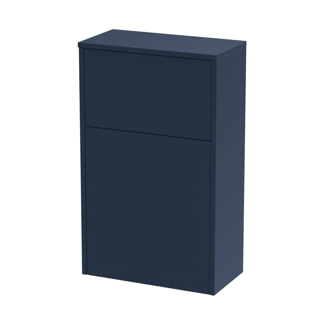 Nuie Juno 500mm Wc Unit Contemporary Midnight Blue MFC Painted Matt 821x502x260mm - JJ Building Materials