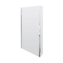 Nuie L-shaped Fixed Bath Screen Contemporary Chrome Aluminium 1400x815x150mm - JJ Building Materials