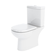 Nuie Lawton Close Coupled Wc Contemporary White Vitreous China 825x395x670mm - JJ Building Materials
