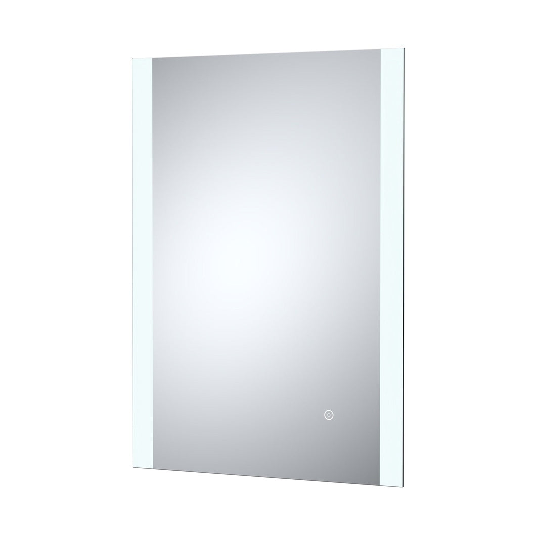 Nuie Led Touch Sensor 700 X 500 Ambient Mirror Contemporary Silver Aluminium 700x500x30mm - LQ601 - JJ Building Materials