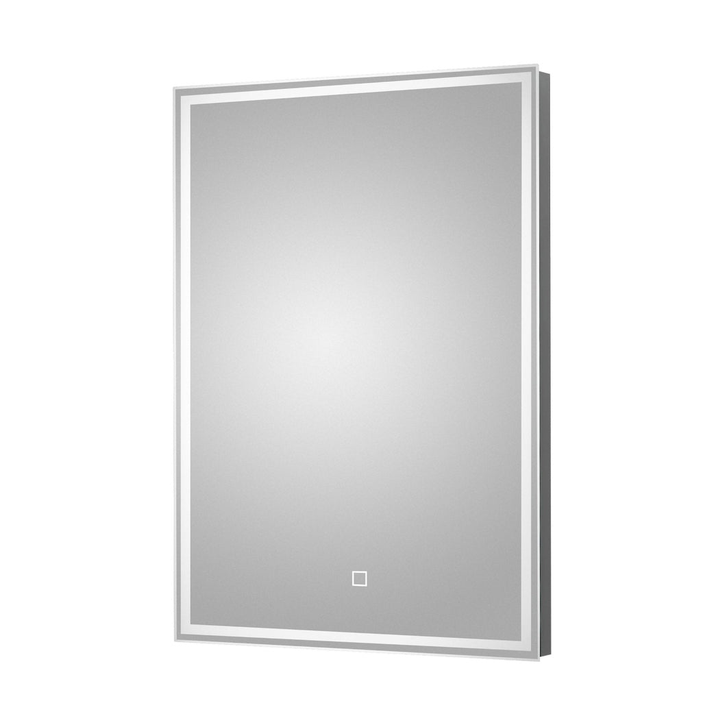 Nuie Led Touch Sensor 700 X 500 Led Mirror Contemporary Silver Aluminium 700x500x35mm - JJ Building Materials