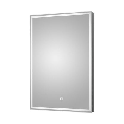 Nuie Led Touch Sensor 700 X 500 Led Mirror Contemporary Silver Aluminium 700x500x35mm - JJ Building Materials