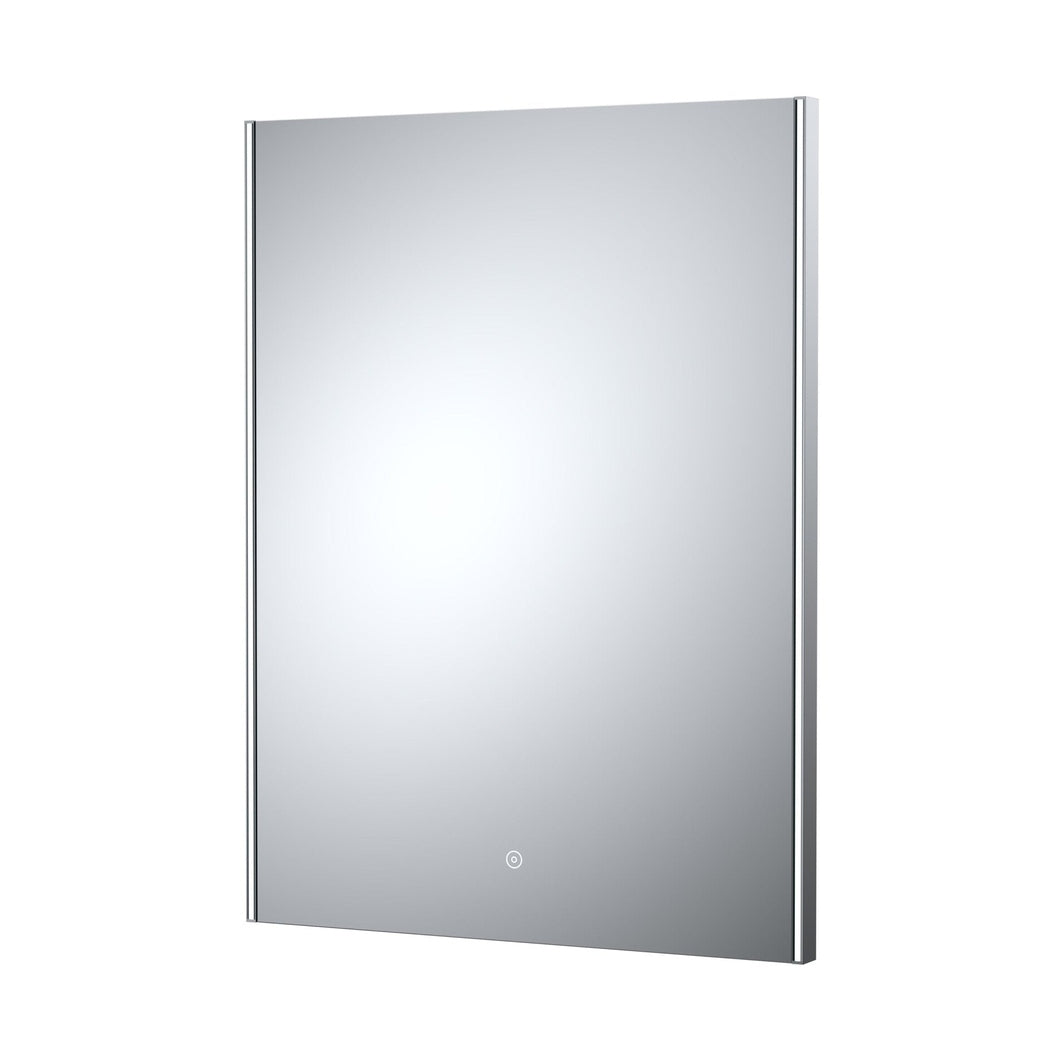Nuie Led Touch Sensor 800 X 600 Ambient Touch Sensor Mirror Contemporary Silver Aluminium 800x600x33mm - JJ Building Materials
