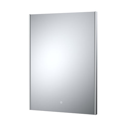 Nuie Led Touch Sensor 800 X 600 Ambient Touch Sensor Mirror Contemporary Silver Aluminium 800x600x33mm - JJ Building Materials