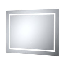 Nuie Led Touch Sensor 800 X 600 Touch Sensor Mirror Contemporary Silver Aluminium 600x800x33mm - JJ Building Materials