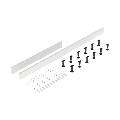 Nuie Leg Sets And Plinths Leg Set & Plinth Kit (1700 &1000 Plinth) Contemporary White ABS 12x105x12mm - JJ Building Materials