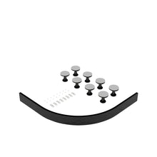 Nuie Leg Sets And Plinths Leg Set Suitable For 1000-1200 Quad & Offset Trays Contemporary Grey Slate ABS 12x1000x12mm - JJ Building Materials