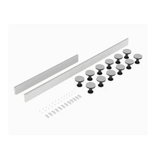 Nuie Leg Sets And Plinths Leg Set Suitable For 1300-1800 Rectangular & Walk In Trays Contemporary White ABS 12x105x12mm - JJ Building Materials