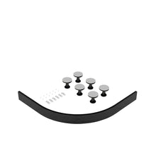 Nuie Leg Sets And Plinths Leg Set Suitable For 700-900 Quad & Offset Trays Contemporary Grey Slate ABS 12x1000x12mm - JJ Building Materials