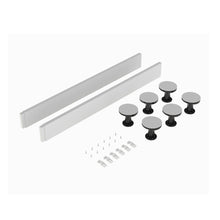 Nuie Leg Sets And Plinths Leg Set Suitable For 700-900 Square & Rectangular Trays Contemporary White ABS 1000x105x12mm - JJ Building Materials