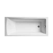 Nuie Linton Square Single Ended Bath 1800 X 800mm Contemporary European White Acrylic - JJ Building Materials