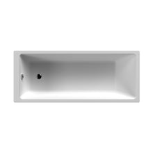 Nuie Linton Thin Edge Single Ended Bath 1700 X 700mm Contemporary White Acrylic - JJ Building Materials