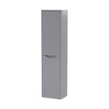 Nuie Lunar 350mm Tall Unit Contemporary Satin Grey MFC Painted Matt 1392x356x253mm - JJ Building Materials
